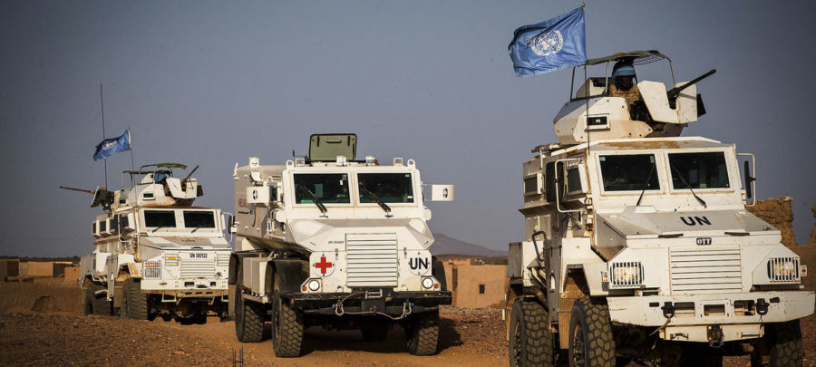 UN Peacekeepers Patrolling in Mali