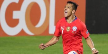 Alexis Sanchez Scores Against Japan For Chile