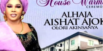 Aishat Ajoke Akinsanya's house warming ceremony