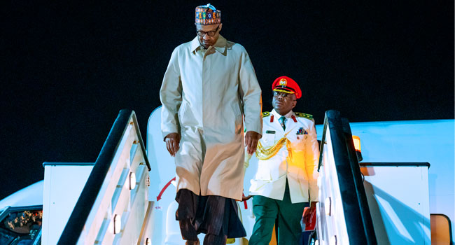 President Muhammadu Buhari in London for UK-Africa Investment Summit 2020