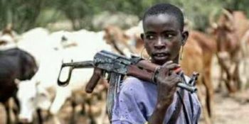 Fulani herdsman with AK47
