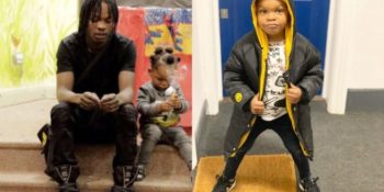 Naira Marley and son, Jojo Marlian