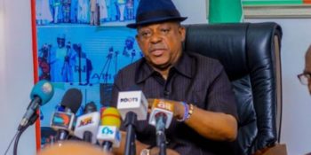 PDP National Chairman Uche Secondus: tackles Supreme Court Justices over Imo verdict