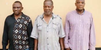 The three men, who allegedly duped Ibadan high chief, Oba Lekan Balogun, of about N300m