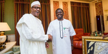 Buhari and Femi Adesina