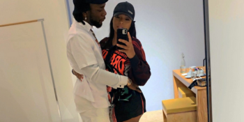 Burna Boy and his girlfriend Stefflon Don