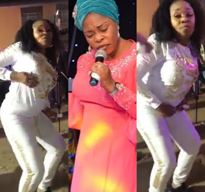 Gospel singer, Tope Alabi's worldly dance steps