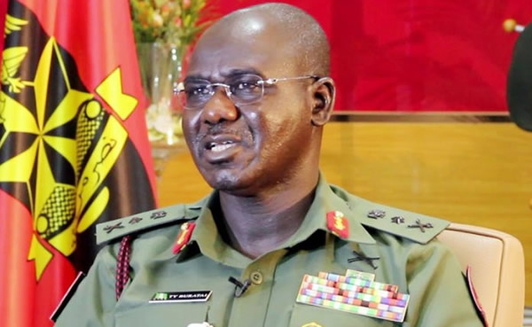 The Chief of Army Staff, Lieutenant General Tukur Buratai