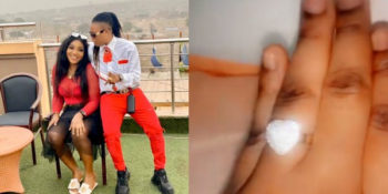 Michell Unukpo proposes to Ama Talkless