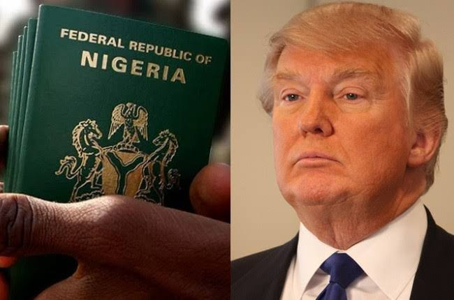 Nigerian passport vs Trump