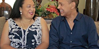 Ben Murray-Bruce with his late wife