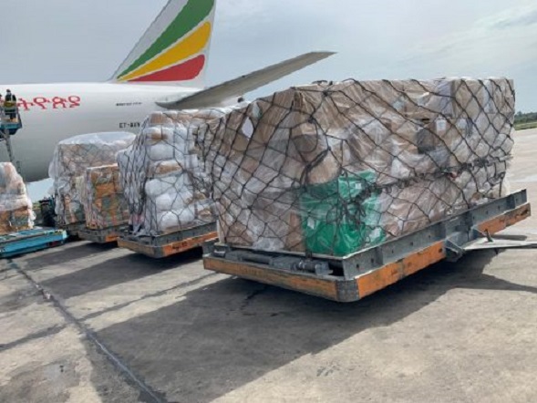 Medical supplies from Jack Ma Foundation arrive Lagos.