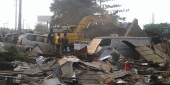 Demolition of illegal structures in Lagos