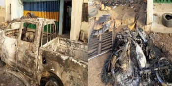 A police station and the official quarters of a DPO were burnt down in Kusada, Katsina State.