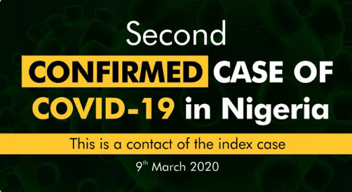 Second confirmed case of COVID-19 in Nigeria