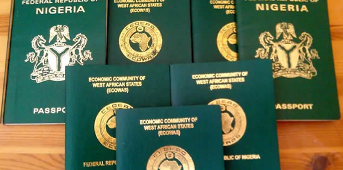 Nigerian international passports