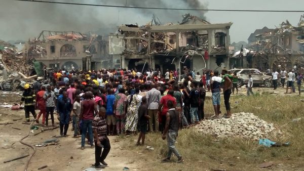 Lagos explosion destroys over 50 houses