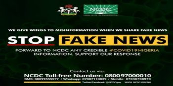 Stop fake news, NCDC admonishes Nigerians