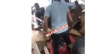 Teacher Beating a female student in Badagry, Lagos