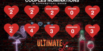 Ultimate Love's couple nominations