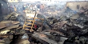 Ajegunle shanties' fire outbreak