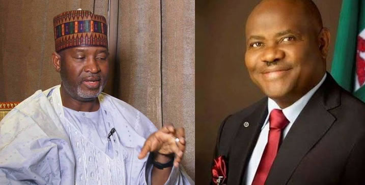 Minister of Aviation, Hadi Sirika vs Rivers State Governor, Nyesom Wike