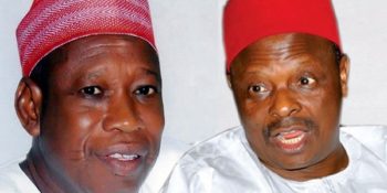 Rabiu Kwankwaso and Kano State Governor, Abdullahi Ganduje