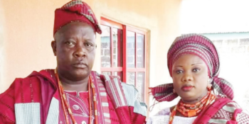 Late Stephen Akinkunmi and wife, Toyin