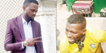 Nollywood actor, Temitayo Ogunbusola and his stab victim, Oladotun Osho