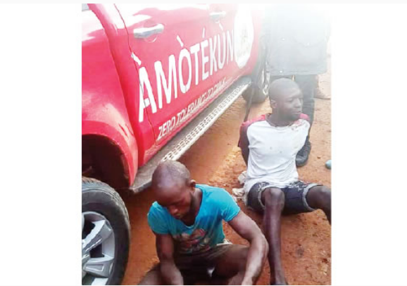 Osun Amotekun arrests two for stealing women underwear