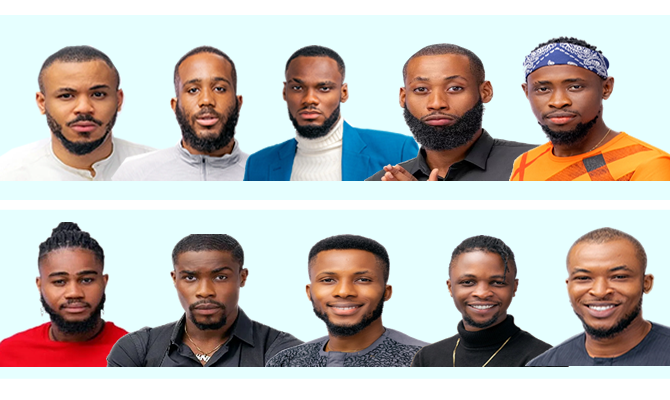 BBNaija Season 5 male housemates