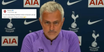 Jose Mourinho fires back at Arsenal