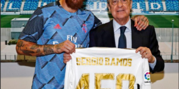 Sergio Ramos marks 450 appearances for Real Madrid
