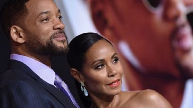 Will Smith with his wife, Jada Pinkett Smith