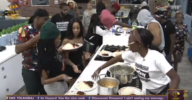 BBNaija 2020 - Bants over dinner