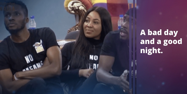 BBNaija 2020 Day 26: A bad day and a good night