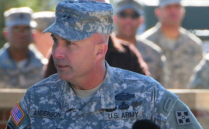 Commander of the US Special Operations Command, Africa, Maj. Gen. Davin Anderson