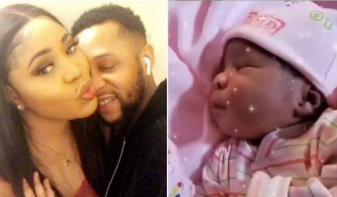 Nollywood actor, Sunkanmi Omobolanle, and his wife, Bimbo, welcome a newborn baby girl, Aderinsola.