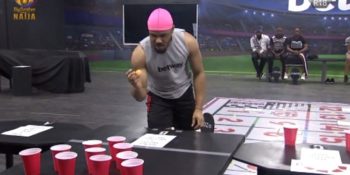 BBNaija 2020 Day 57: Ozo participating in the Head of House Challenge