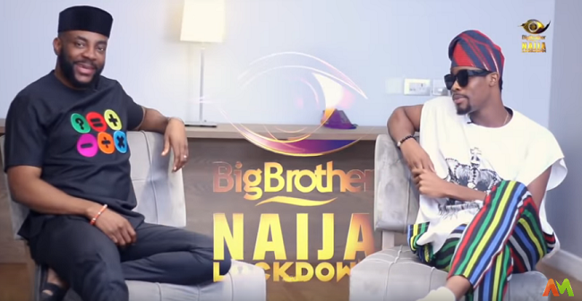 BBNaija Lockdown Host, Ebuka, interviews ex Housemate, Neo