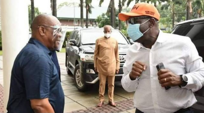 Governor Nyesom Wike of Rivers State and Governor Godwin Obaseki of Edo State