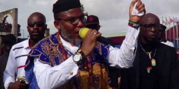The controversial leader of the Indigenous People of Biafra, IPOB, Nnamdi Kanu