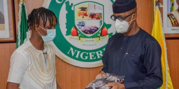 BBNaija Lockdown winner, Laycon, receives donations from Gov. Dapo Abiodun of Ogun State