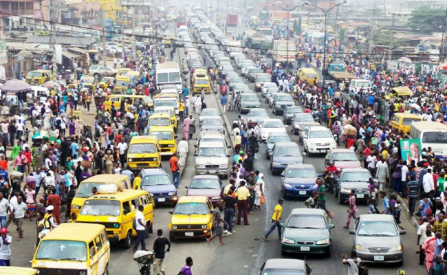 Traffic in Lagos, Nigeria