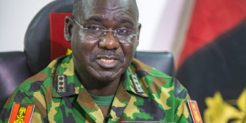 The former Chief of Army Staff (COAS), Lt General Yusuf Tukur Buratai