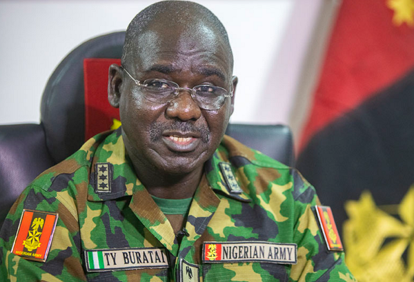 The former Chief of Army Staff (COAS), Lt General Yusuf Tukur Buratai