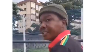 Nigerian policeman joins the #EndSARS protest