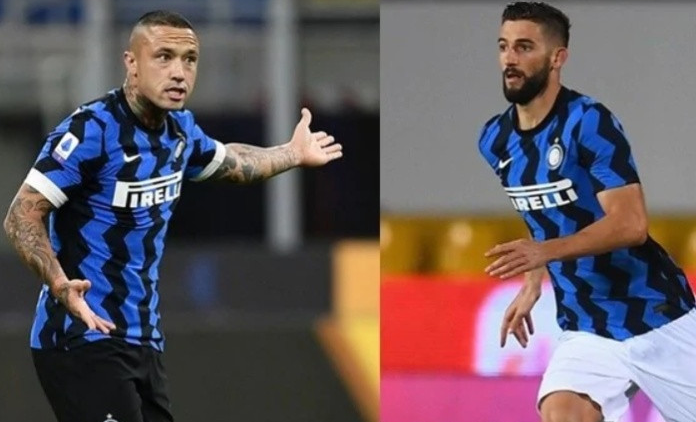 Inter Milan stars, Roberto Gagliardini and Radja Nainggolan