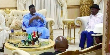 Some APC governors of the party yesterday stormed the Abuja home of ex President Goodluck Jonathan to felicitate with him on his 63rd birthday anniversary
