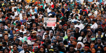 #EndSARS protesters